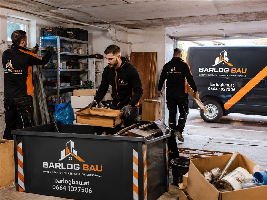 Kellerräumung und Entrümpelung durch das Barlog Bau Team