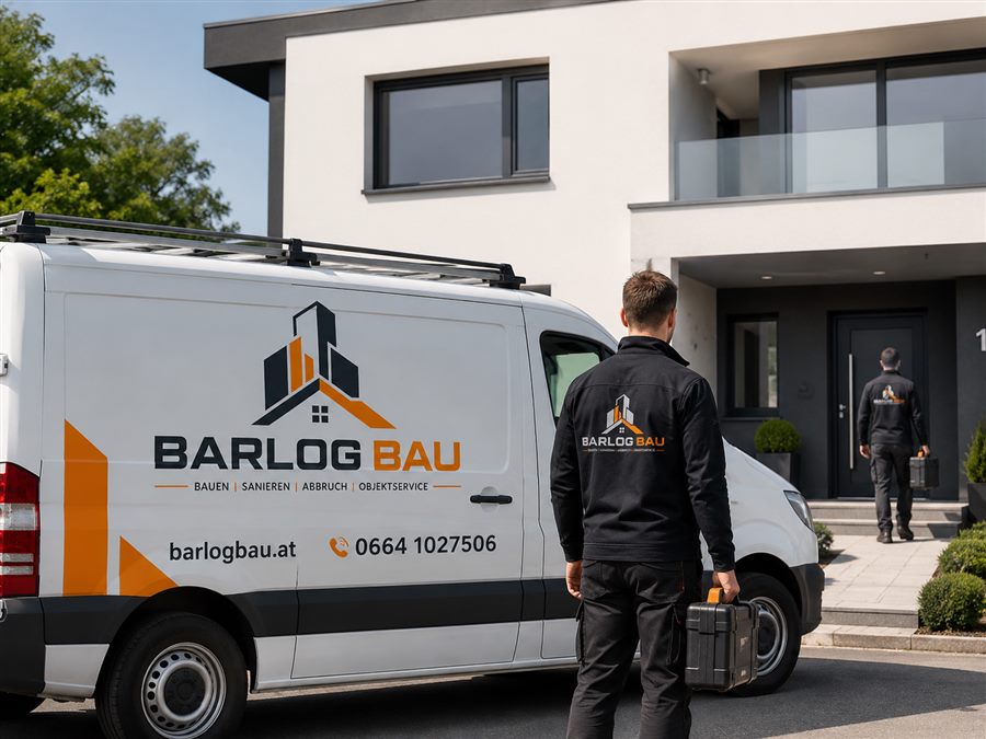 Barlog Bau Team bei Bauarbeiten
